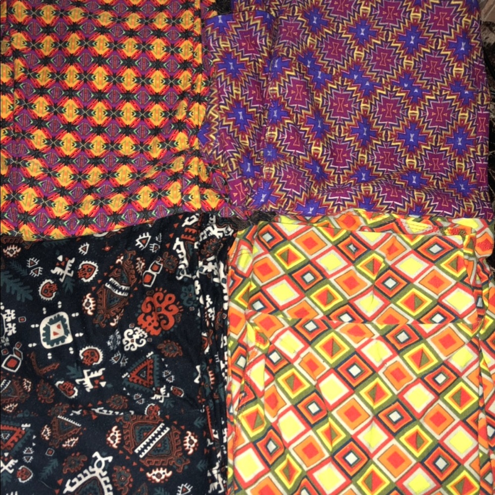 LulaRoe ONE SIZE Leggings ALL 4 for $50